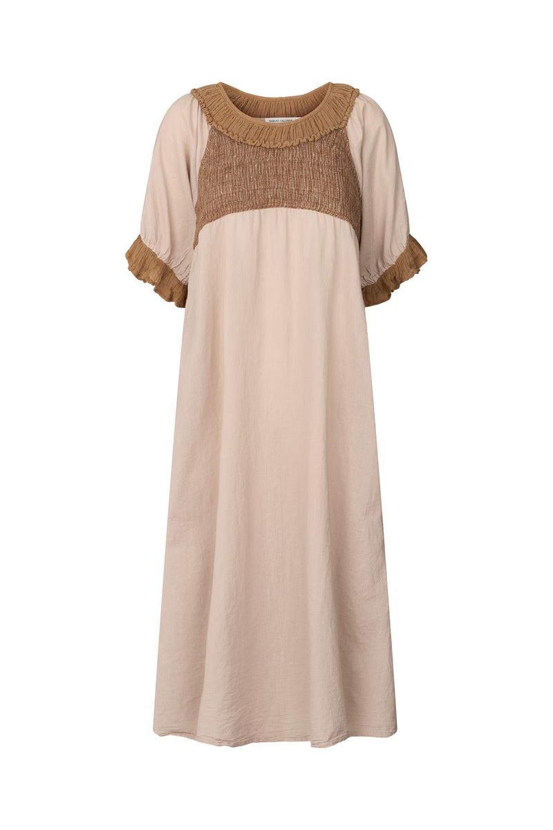 Dorothea - Cotton long angel dress I Caramel Caramel XS 3 - Rabens Saloner - DK