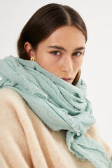 Dorde - Cotton gauze scarf I Sandstone 2 - Rabens Saloner - DK