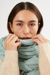 Dorde - Cotton gauze scarf I Caramel 3 - Rabens Saloner - DK