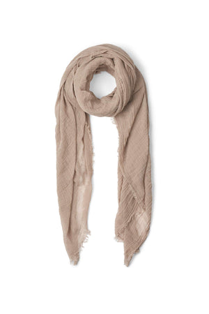 Dorde - Cotton gauze scarf I Caramel Caramel O/S 1 - Rabens Saloner - DK