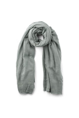 Dorde - Cotton gauze scarf I Sage Sage O/S 3 - Rabens Saloner - DK