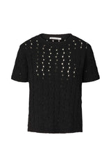 Bernie - Trail knit t-shirt I Black Black XS 1 - Rabens Saloner - DK