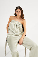 Paris - Techno drape bustier I Acid yellow 3 - Rabens Saloner - DK