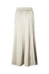 Parel - Techno drape flared skirt I Oyster 2 - Rabens Saloner - DK