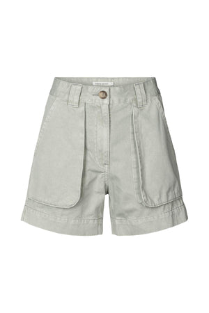 Nata - Canvas light shorts I Grey cloud Grey cloud XS 4 - Rabens Saloner - DK