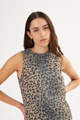 Piper - Leopard print tank top I Leopard 4 - Rabens Saloner - DK