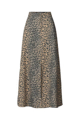 Natja - Leopard print button skirt I Leopard Leopard XS 3 - Rabens Saloner - DK