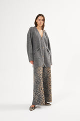 Inja - Leopard print wide leg pants I Leopard 1 - Rabens Saloner - DK