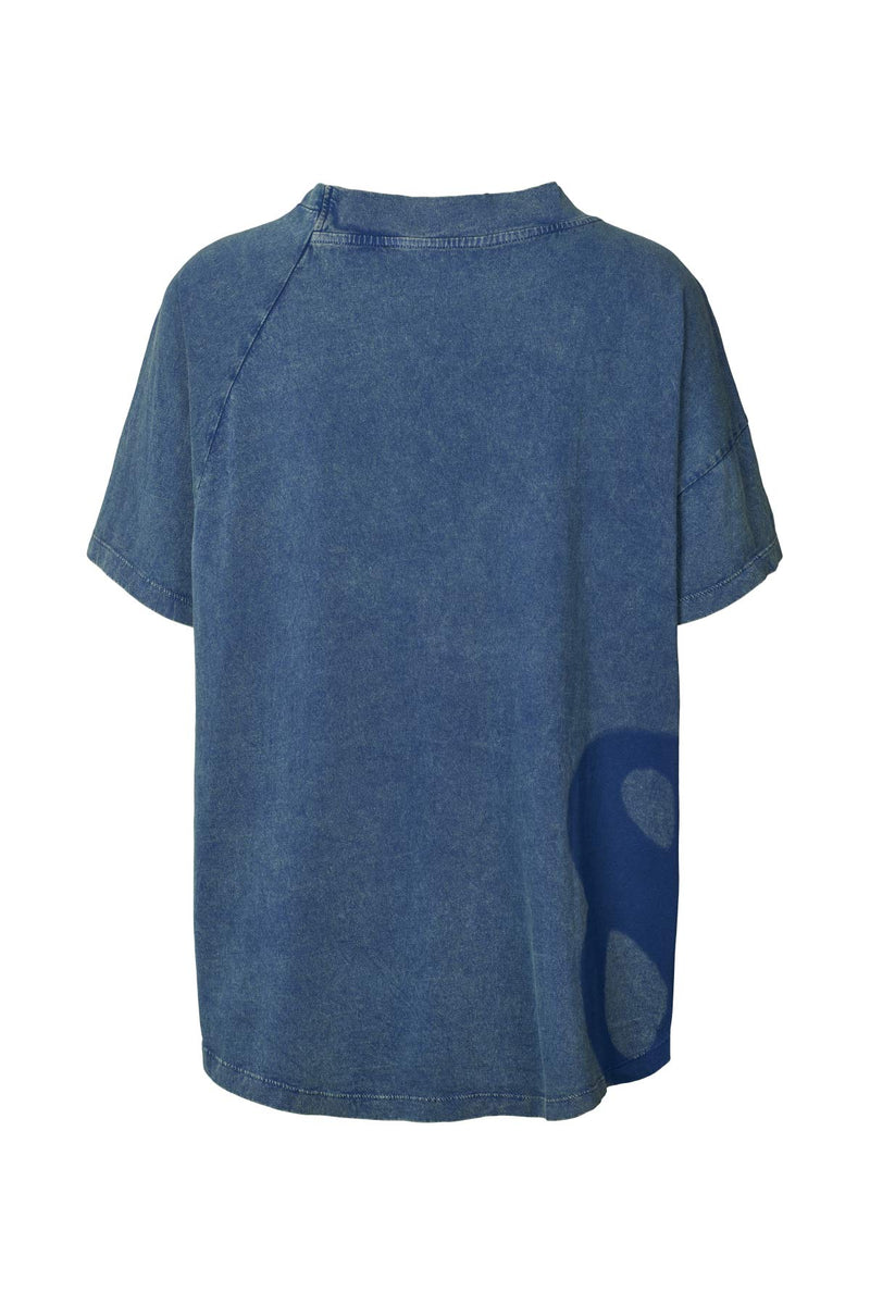 Ary - Infinity boxy t-shirt I Blue 7 - Rabens Saloner - DK