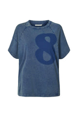 Ary - Infinity boxy t-shirt I Blue Blue XS/S 6 - Rabens Saloner - DK