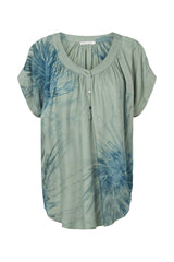 Jolin - Cartwheel blouse I Ocean combo Ocean combo XS 1 - Rabens Saloner - DK