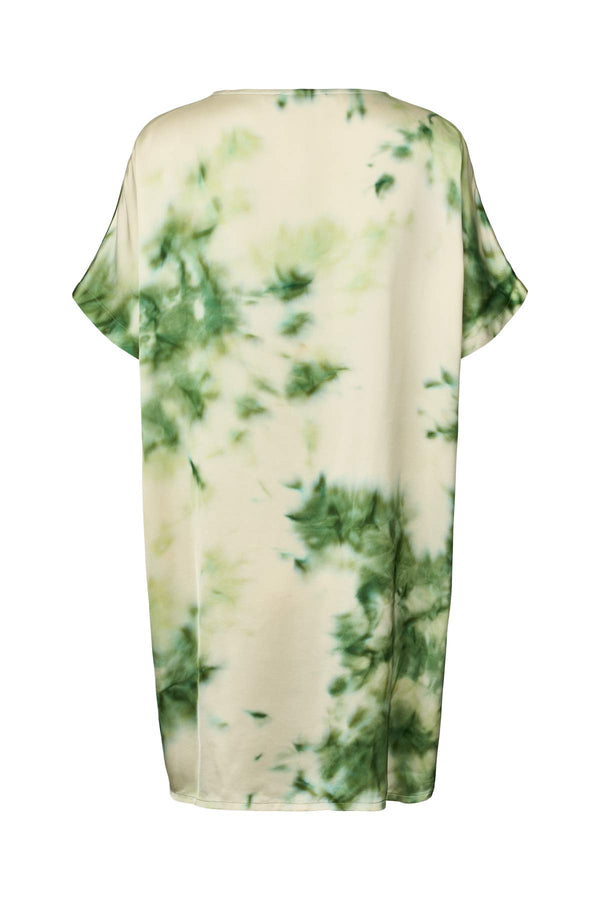 Inaz - Fusion draped pick up dress I Emerald combo 2 - Rabens Saloner - DK
