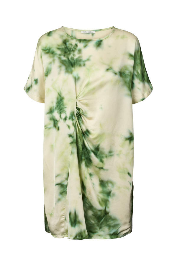 Inaz - Fusion draped pick up dress I Emerald combo Emerald combo XS/S 1 - Rabens Saloner - DK