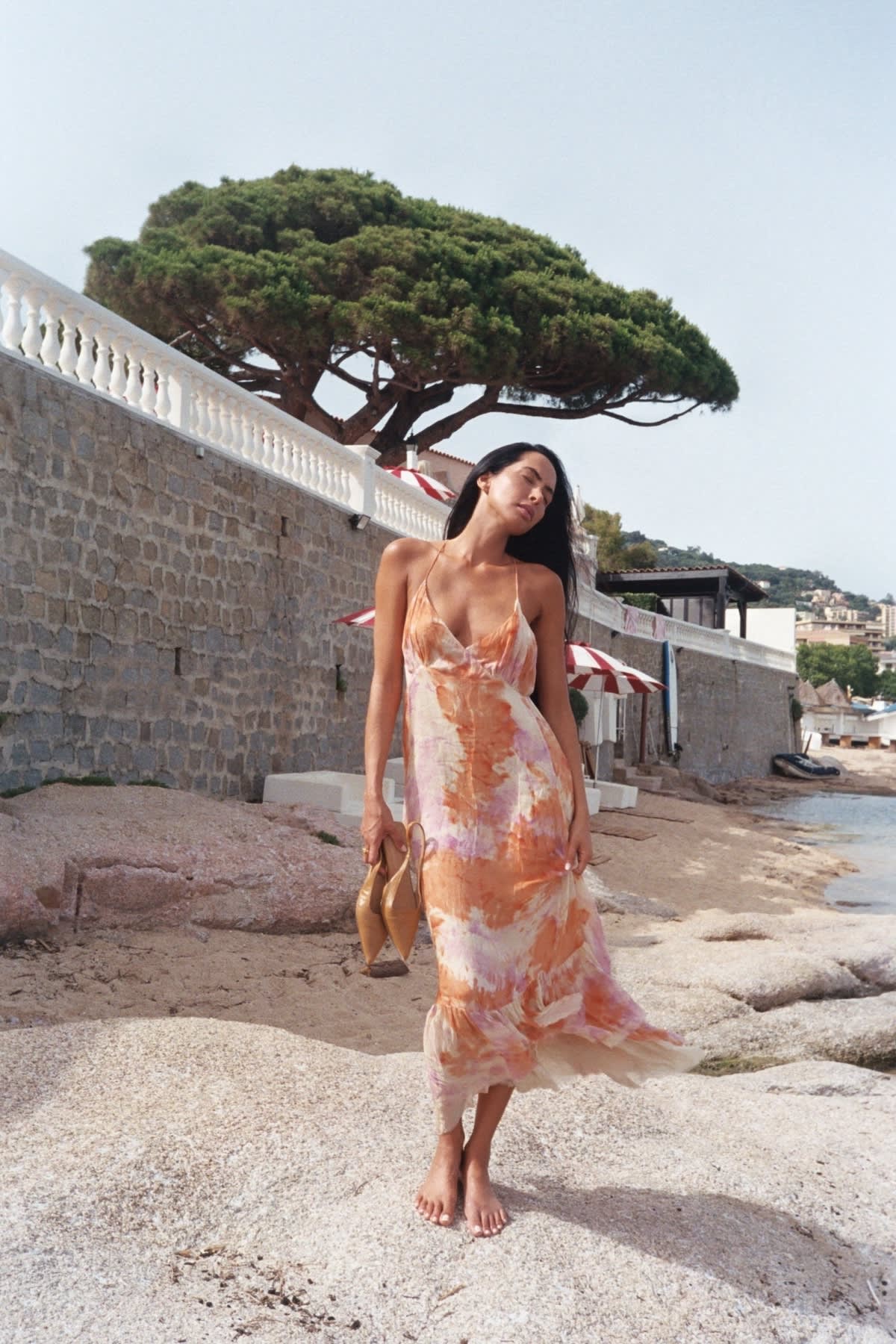 Farida - Fusion string dress I Lemon combo 5 - Rabens Saloner - DK