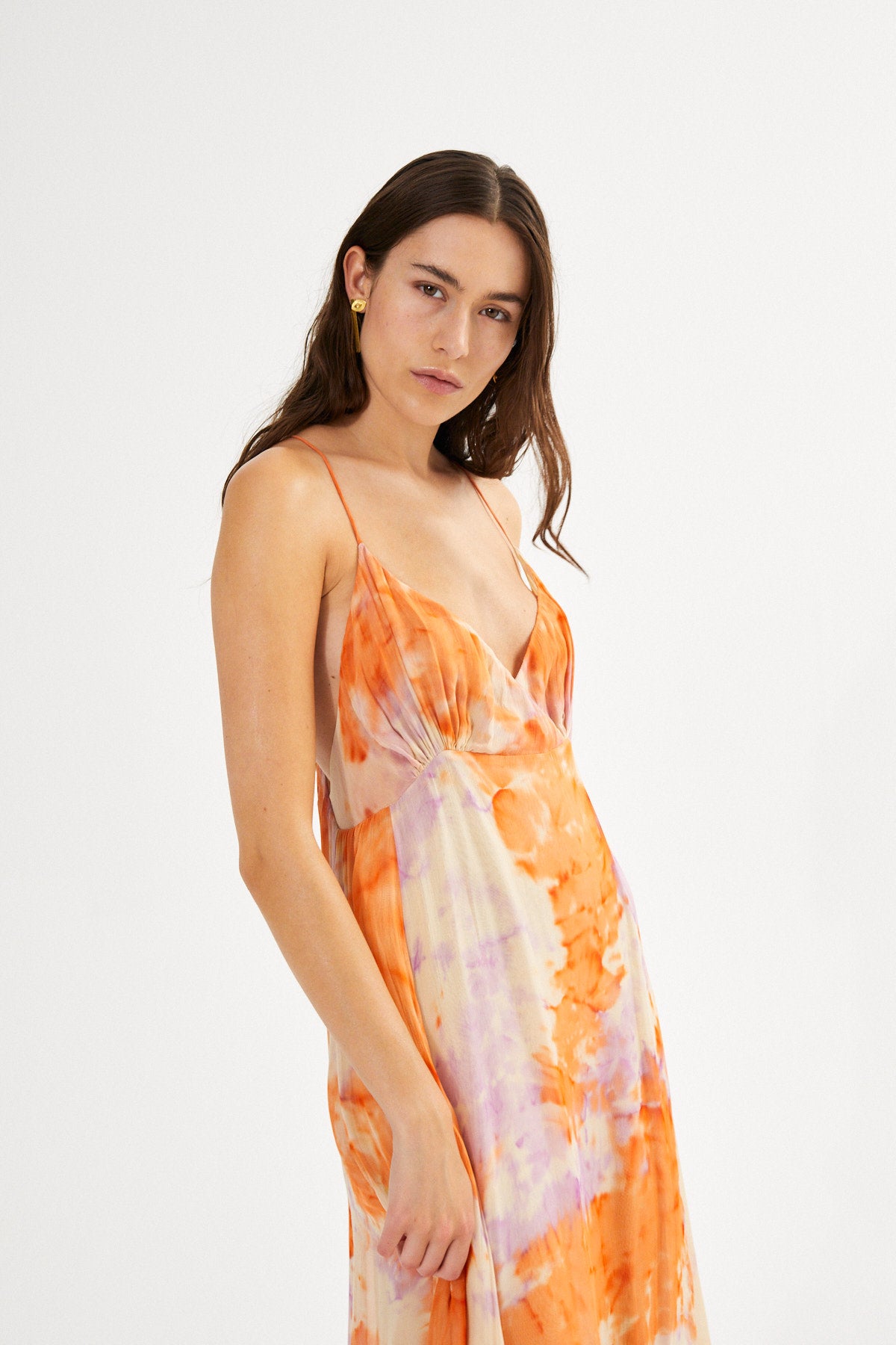 Farida - Fusion string dress I Lemon combo 4 - Rabens Saloner - DK