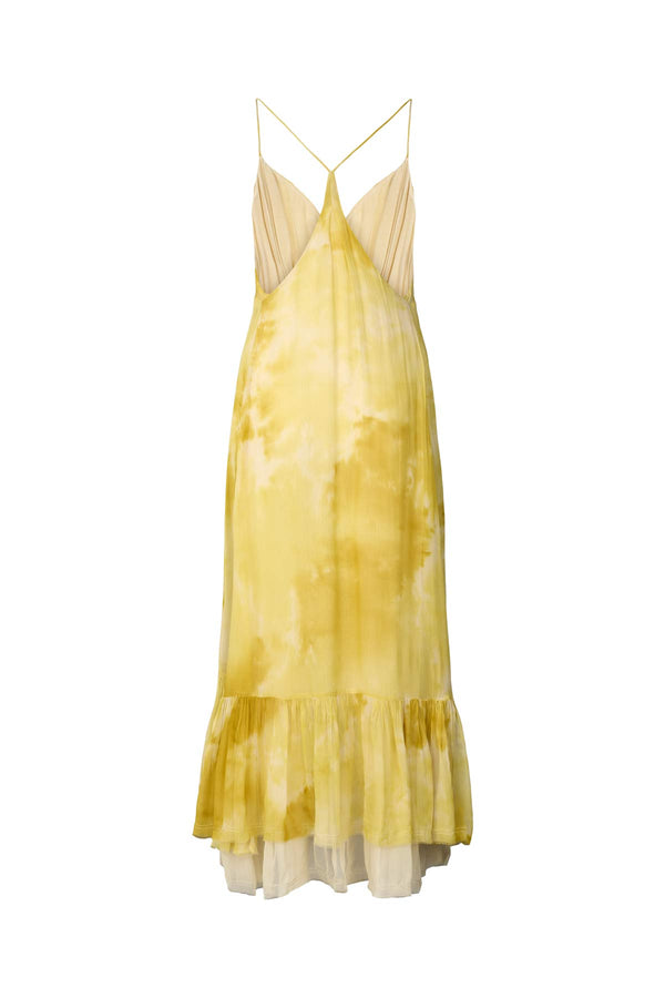 Farida - Fusion string dress I Lemon combo 2 - Rabens Saloner - DK