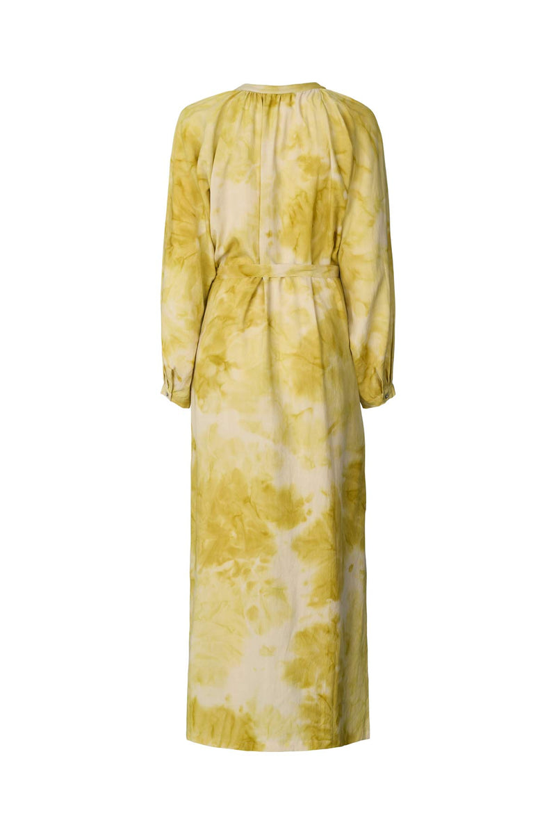 Ingela - Fusion belt dress I Lemon combo 4 - Rabens Saloner - DK