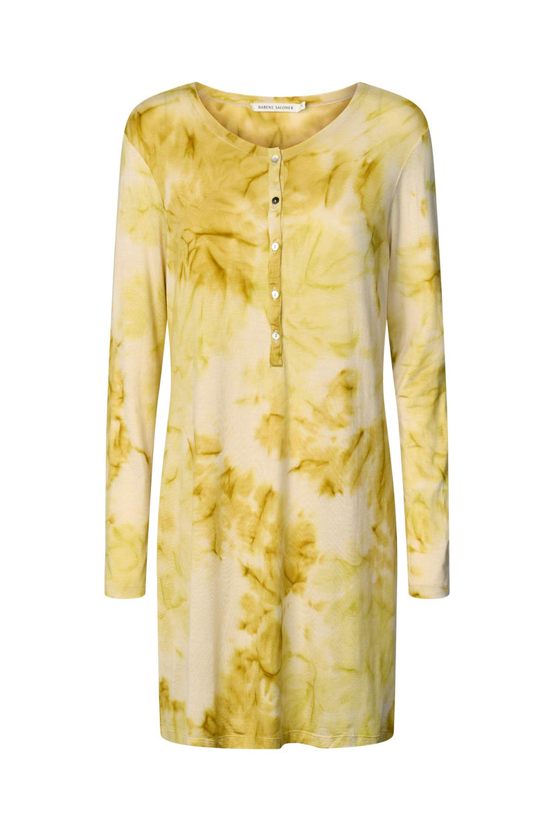 Hue - Fusion jersey dress I Lemon combo 5 - Rabens Saloner - DK