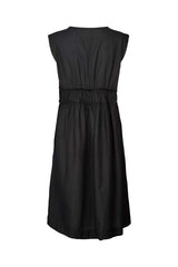Hyben - Cotton short dress I Black 2 - Rabens Saloner - DK