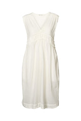 Hyben - Cotton short dress I White White XS 1 - Rabens Saloner - DK