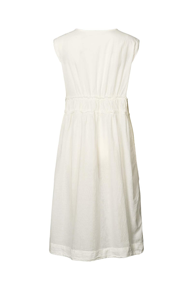 Hyben - Cotton short dress I White 2 - Rabens Saloner - DK