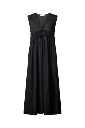 Harmonie - Cotton long dress I Black Black XS 2 - Rabens Saloner - DK