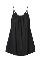 Hoda - Cotton halter top I Black Black XS 1 - Rabens Saloner - DK