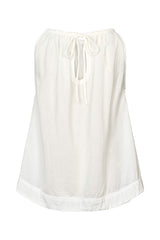 Hoda - Cotton halter top I White 5 - Rabens Saloner - DK