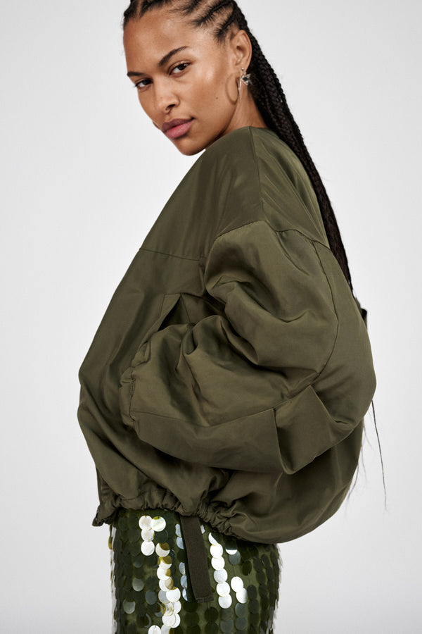 Glod - Arched jacket I Army Green 1 - Rabens Saloner - DK