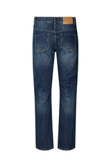 Fine - Denim cropped pants I Dark washed indigo 7 - Rabens Saloner - DK