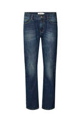 Fine - Denim cropped pants I Dark washed indigo Dark washed indigo 25 6 - Rabens Saloner - DK
