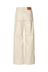 Fellini - Denim ecru straight pants I Ecru 6 - Rabens Saloner - DK