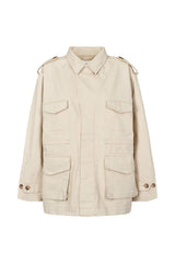 Feodora - Denim ecru defense jacket I Ecru Ecru XS 3 - Rabens Saloner - DK