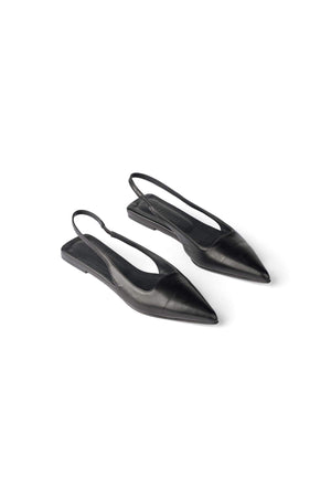 Acacie - Pointy slingback I Black    1 - Rabens Saloner - DK