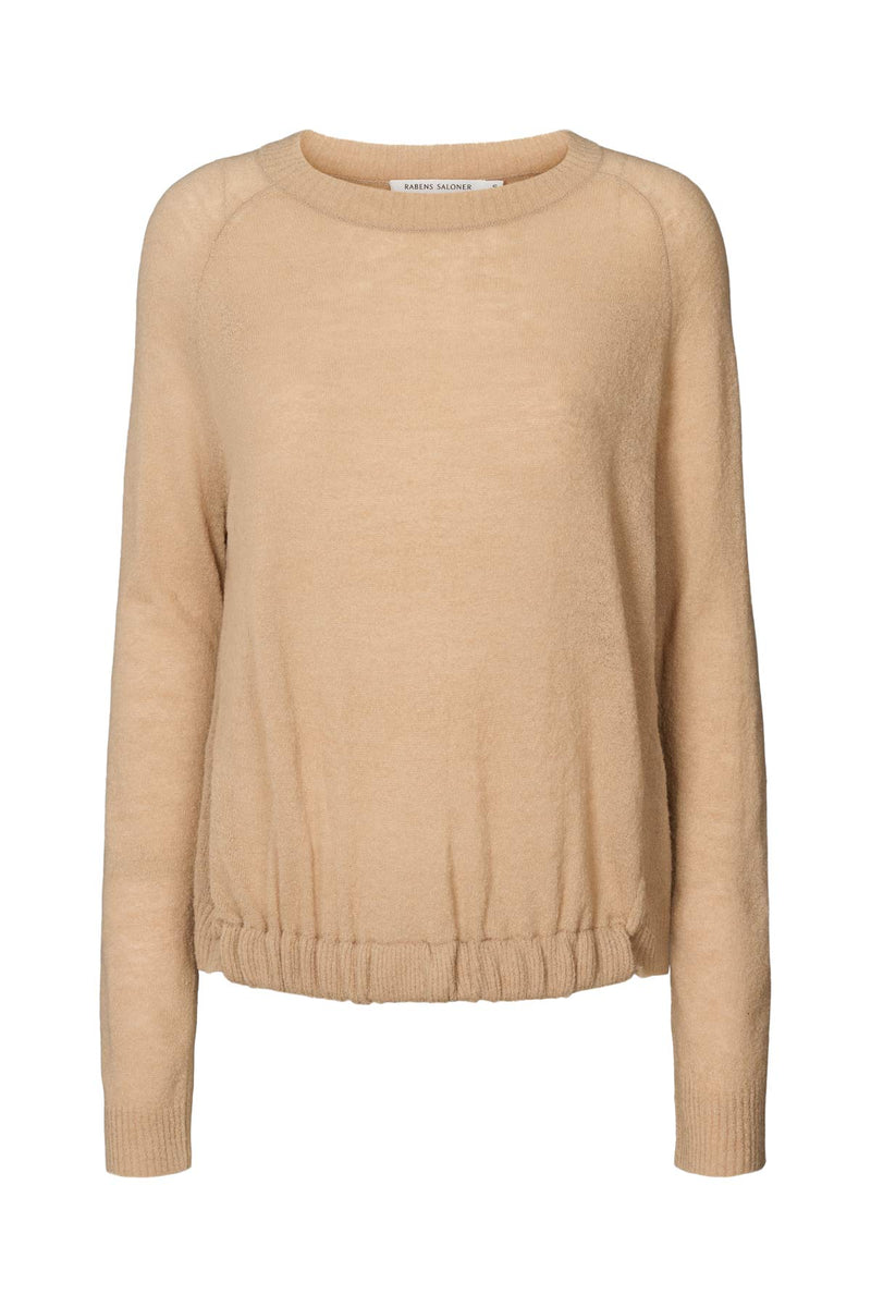 Engel - Airy boxy sweater I Sand Sand XS 1 - Rabens Saloner - DK