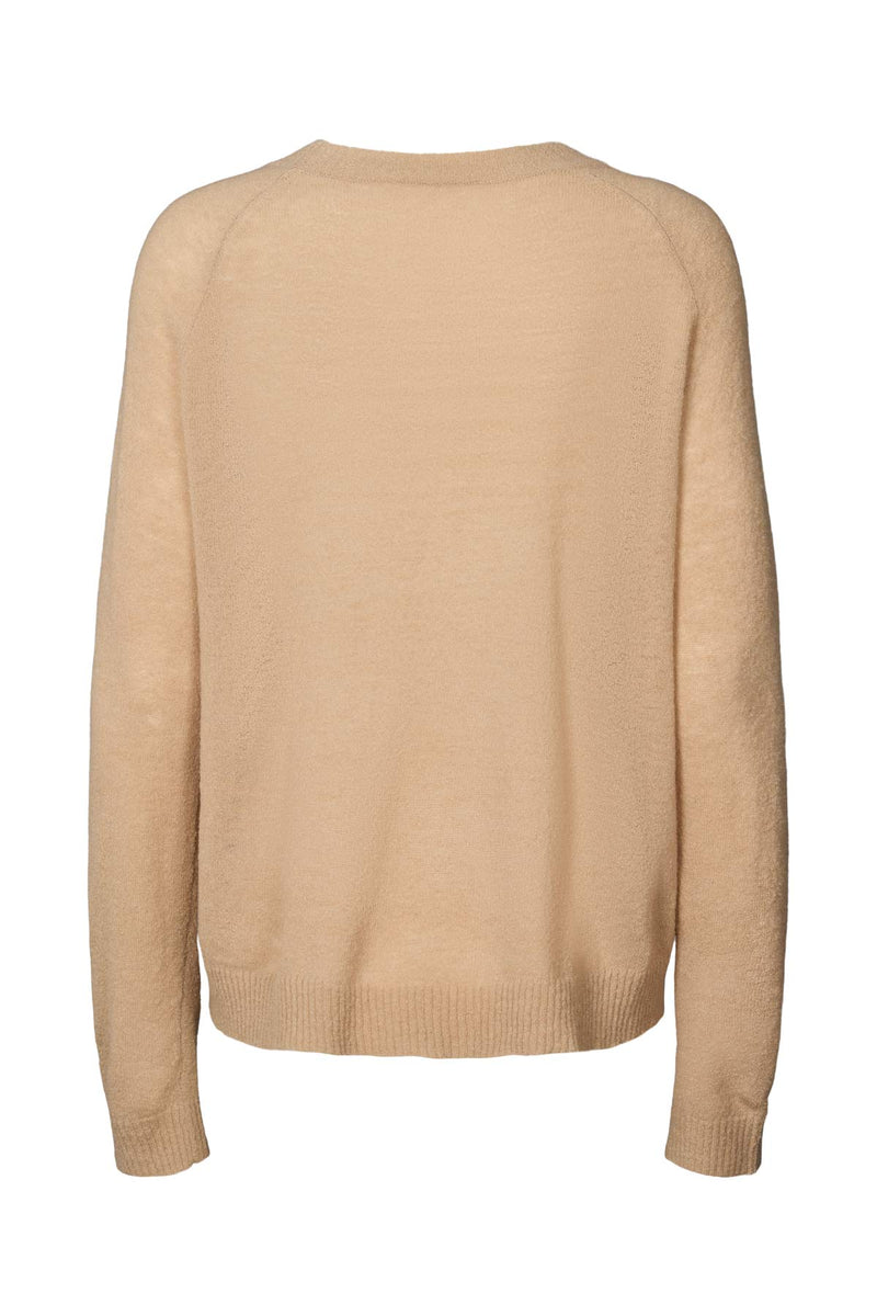 Engel - Airy boxy sweater I Sand 2 - Rabens Saloner - DK