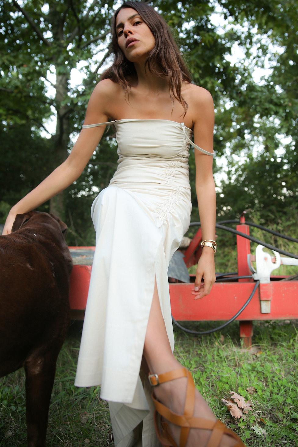 Gunna - Papery bodice top I Black 6 - Rabens Saloner - DK