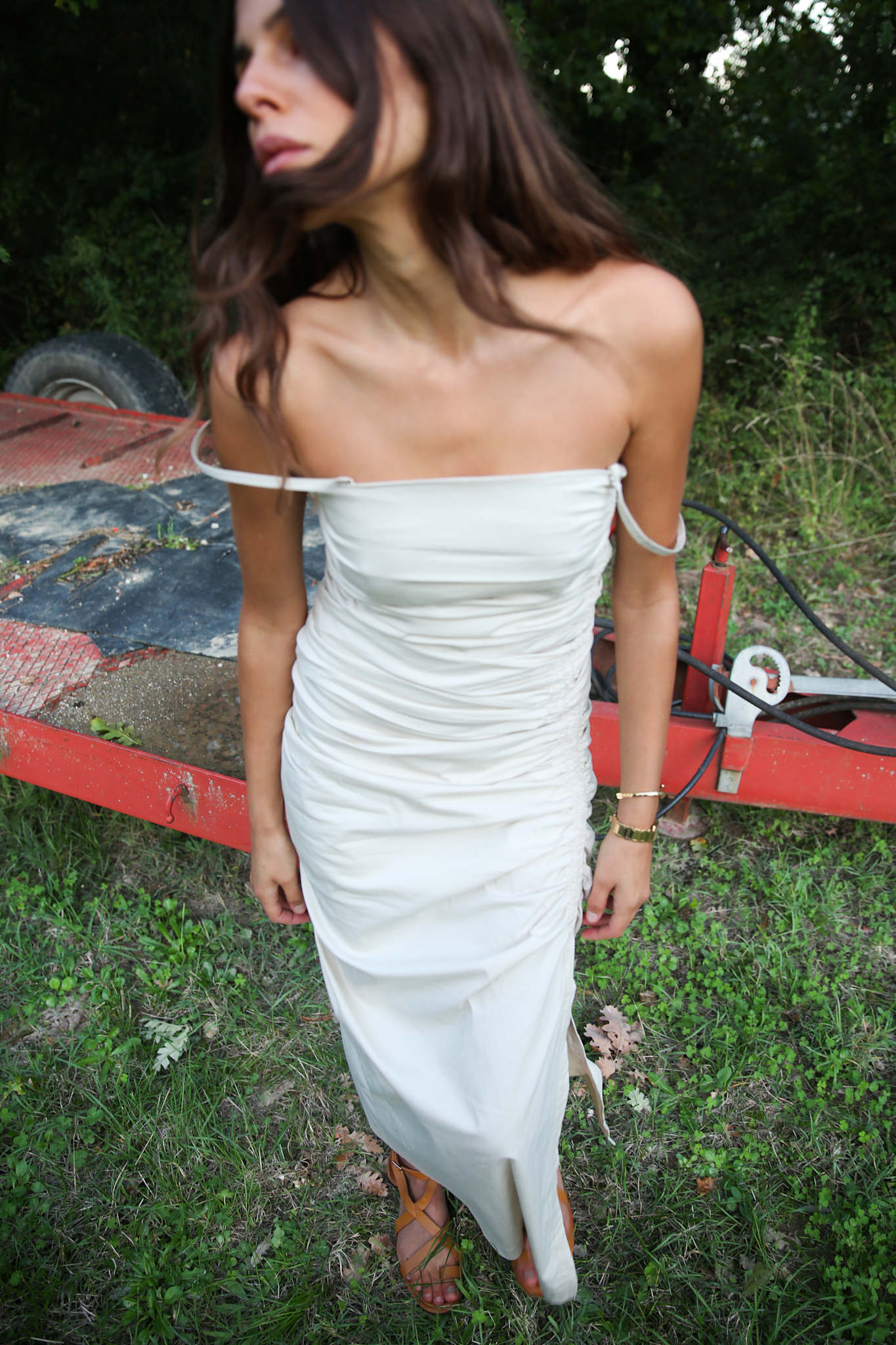 Gunna - Papery bodice top I Black 7 - Rabens Saloner - DK