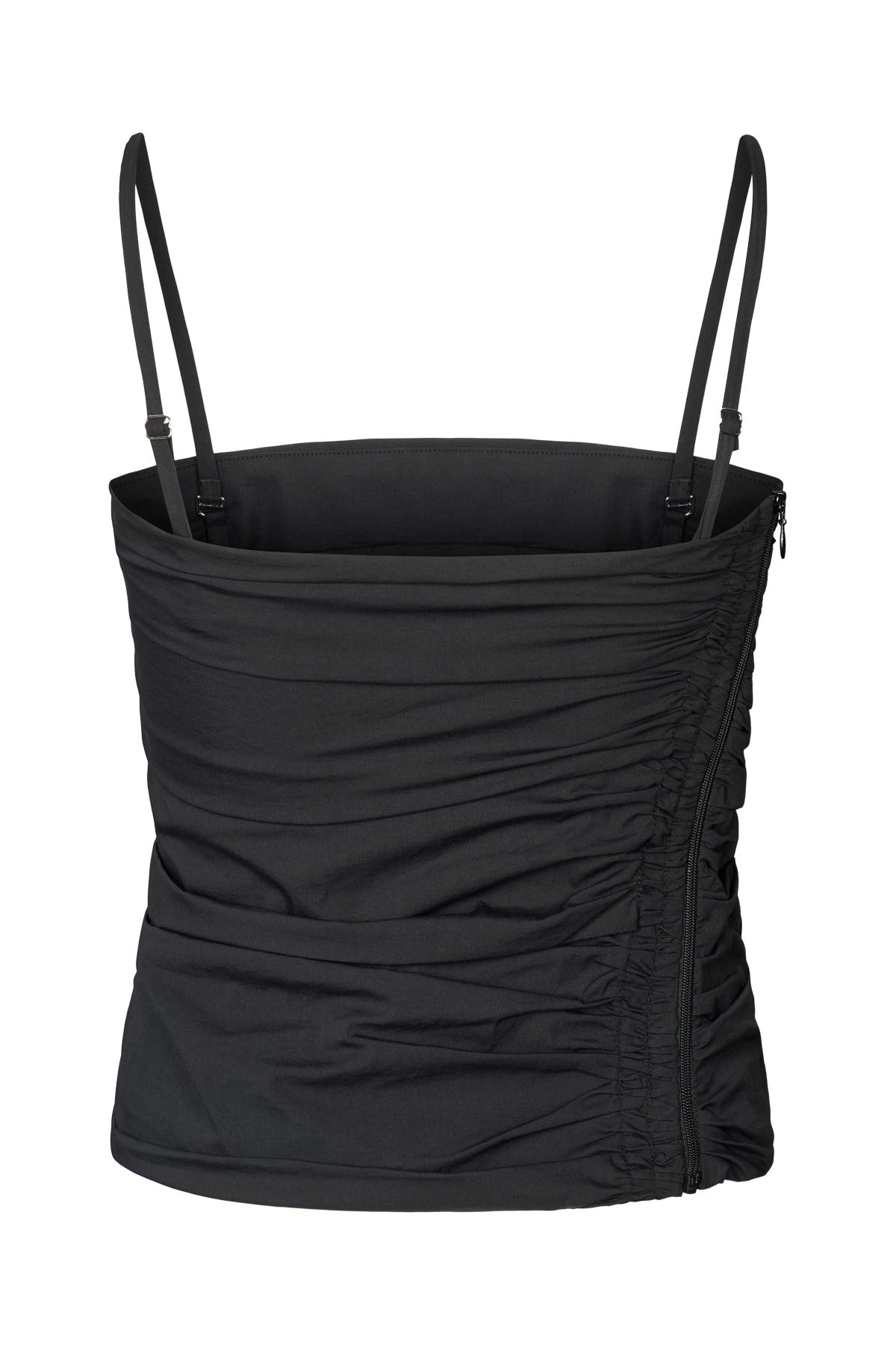 Gunna - Papery bodice top I Black 2 - Rabens Saloner - DK