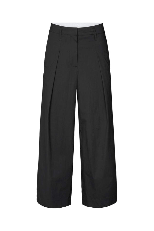 Enel - Papery parallel pants I Black Black XS 2 - Rabens Saloner - DK