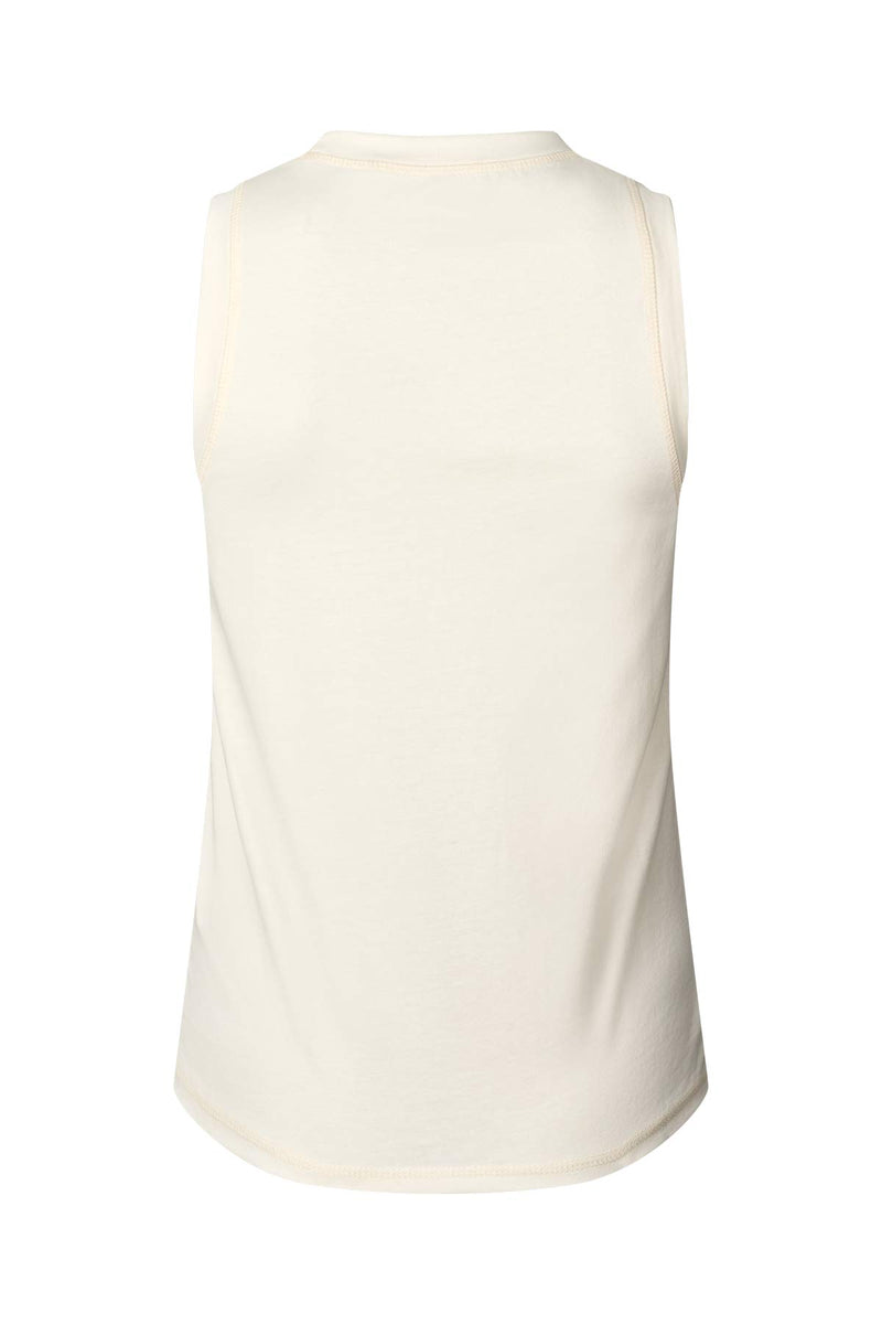 Johnny - Pima jersey tank top I Chalk 5 - Rabens Saloner - DK