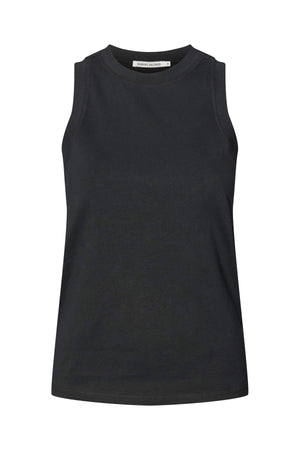 Johnny - Pima jersey tank top I Pirate black Pirate black XS 3 - Rabens Saloner - DK