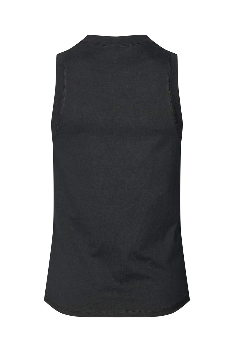 Johnny - Pima jersey tank top I Pirate black 4 - Rabens Saloner - DK