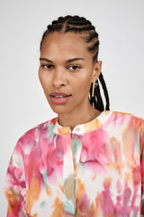 Mebel - Abstract cotton shirt I Forest combo 4 - Rabens Saloner - DK
