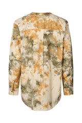 Mebel - Abstract cotton shirt I Forest combo 2 - Rabens Saloner - DK
