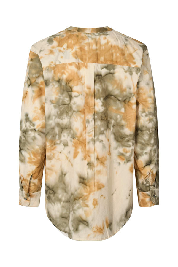 Mebel - Abstract cotton shirt I Forest combo 2 - Rabens Saloner - DK