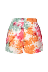 Lania - Abstract cotton shorts I Rainbow combo 3 - Rabens Saloner - DK