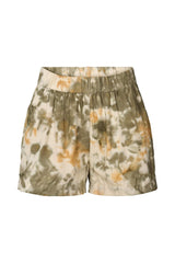 Lania - Abstract cotton shorts I Forest combo Forest combo XS 1 - Rabens Saloner - DK