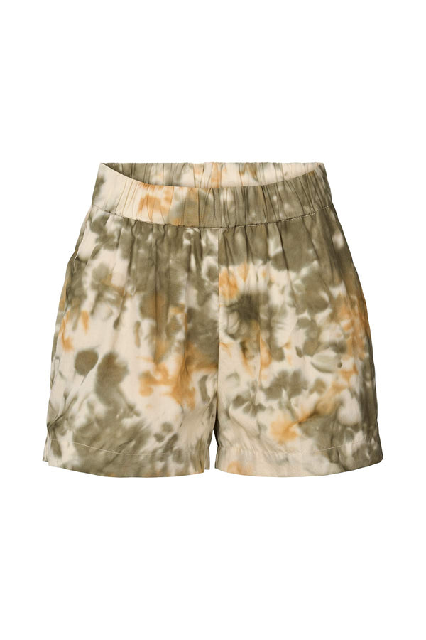 Lania - Abstract cotton shorts I Forest combo Forest combo XS 1 - Rabens Saloner - DK