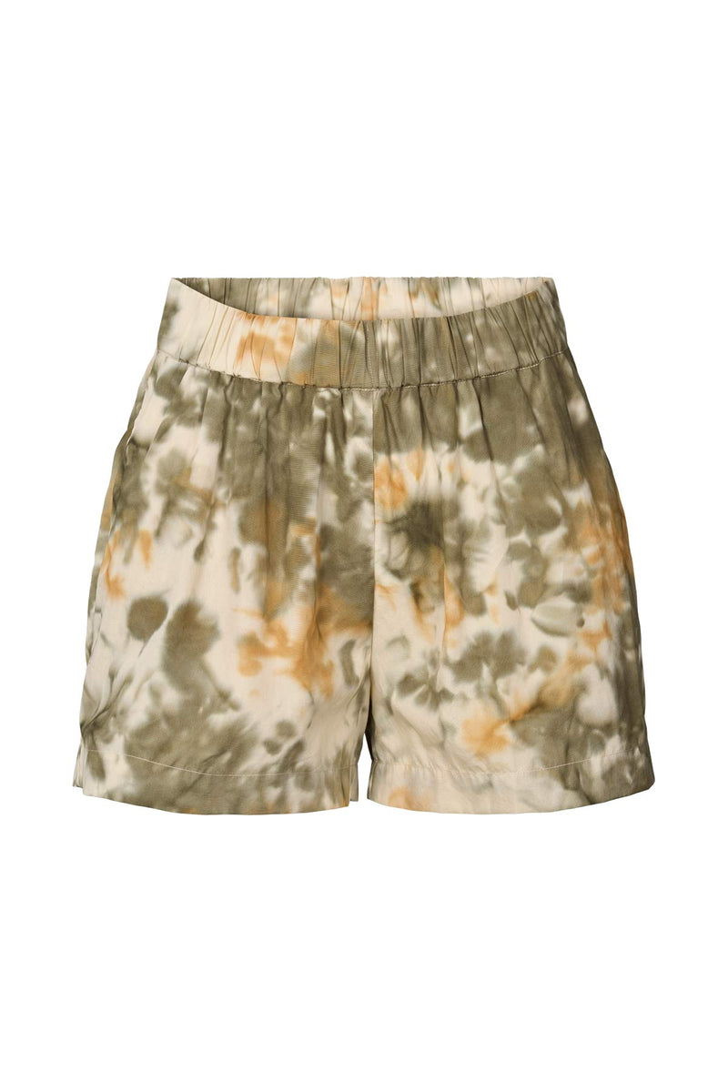 Lania - Abstract cotton shorts I Forest combo Forest combo XS 1 - Rabens Saloner - DK